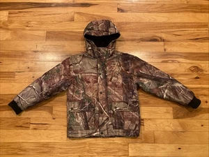 Red Head Bone Dry Thinsulate Camo Zip Hoodie Jacket Boys Youth Medium Hunting - Picture 1 of 12