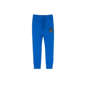 (Kids) Burberry Bear Logo Cashmere Pants Canvas Blue - Picture 1 of 2