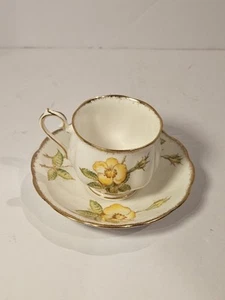 Beautiful Royal Albert Tea Cup And Saucer England Bone China. "WILD ROSE" 1972 - Picture 1 of 4