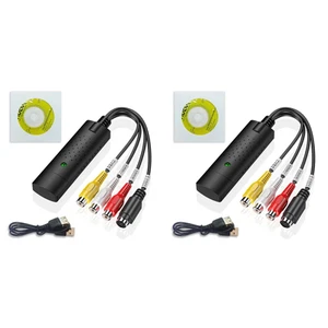 USB 2.0 Video Capture Card VHS TV DVD VCR Video Audio Converter Video Grabber US - Picture 1 of 14