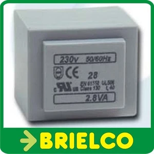 TRANSFORMADOR DE ALIMENTACION ENCAPSULADO 2.8VA ENTRA 220V AC SALIDA 12V BD7754 - Imagen 1 de 1