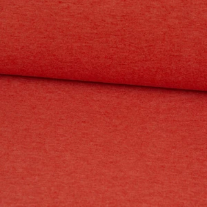 Sweatstoff Melange einfarbig terrakotta meliert 1,4m Breite - Bild 1 von 5