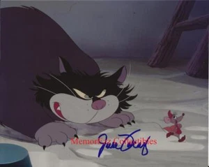 DISNEY'S CINDERELLA June Foray / Lucifer SIGNED Autographed 8x10 Color Photo - Picture 1 of 1