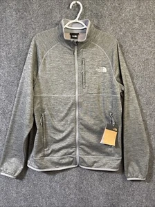The North Face Canyonlands Mens size M Grey Full Zip Fleece Jacket NWT - Picture 1 of 10