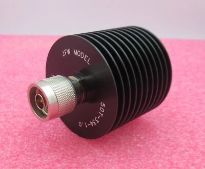 JFW Industries 50T-334-1.0 50 Watts Coaxial Fixed Attenuator RF Connector - Image 1 of 4