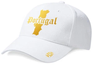 Portugal Mütze ""Mini Land"" Weiß und Gold Metallic - Bild 1 von 1