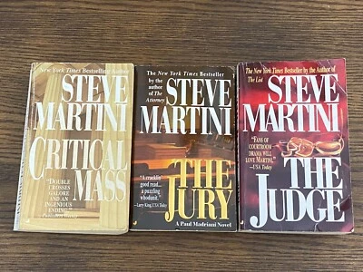 Lot Of 3 Steve Martini Books Legal Thriller-2 from paul madriani series+Critical - Imagem 1 de 4