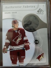 2005-06 SP Game Used Authentic Fabrics #AFSD Shane Doan Jersey - NM-MT