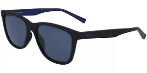 Ferragamo mattschwarze weiche quadratische Sonnenbrille für Herren - SF998S 002 Italien - Bild 1 von 4