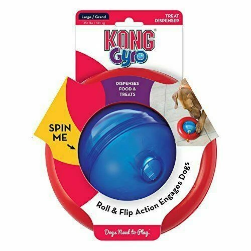 KONG PGY1 Gyro Food Dispensing Dog Toy for Large Dogs