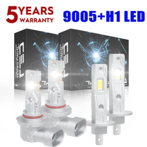 For Lexus LX470 1998-2007 9005 & H1 CSP Headlight Combo High Low Beam LED Bulbs - Picture 1 of 14