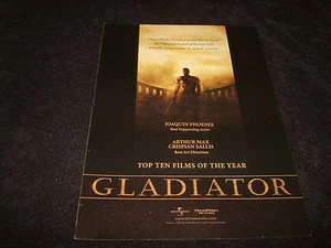 GLADIATOR Oscar ad Russell Crowe als Maximus in Silhouette, Ridley Scott - Bild 1 von 1