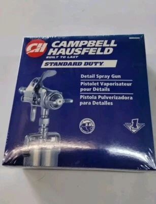Pistola pulverizadora Campbell Hausfeld DH5500 detalle de servicio estándar 8 oz nueva sellada de fábrica Foto 1 de 4