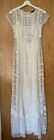 French Connection White Embroidered Bridal Dess