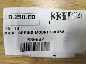 1966-1970 Corvette Carburetor Choke Spring Mount Screw , New & Free Shipping - Bild 1 von 2