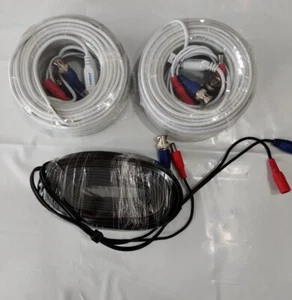 3x 100ft Video Power Cable BNC RCA Wire for Security Camera System 2 are ANKE - Picture 1 of 2