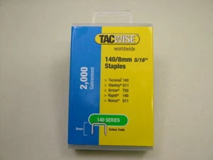 Tacwise 140/8mm 5/16'' Staples Box of 2000 (1417) - Picture 1 of 1