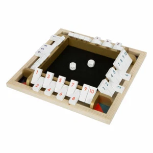 Legler Würfelspiel Shut the Box Gold Edition, Gesellschaftsspiel, ab 6 Jahre - Bild 1 von 7