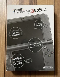 Nuevo Nintendo 3DS LL Negro Metálico NTSC-J / Nuevo 3DS XL Japón Probado Funcionando - Imagen 1 de 10