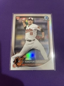Tomoyuki Sugano 2025 Bowman Chrome Red RC SP #41 Baltimore Orioles Ace - Picture 1 of 3