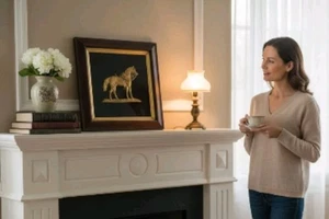 1860er Jahre vergoldete Bronze des Kriegspferdes des Herzogs von Wellington "Kopenhagen" - Bild 1 von 5