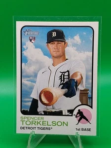 Spencer Torkelson 2022 Topps Heritage High Number #531 Rookie Card RC Tigers - Picture 1 of 2