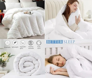 Hotel Quality Duvet Quilt Bed Size Single Double Super King Tog 4.5 10.5 13.5 15 - Picture 1 of 20