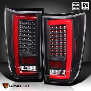 Fits 2004-2015 Titan Black LED Tail Lights Lamps Red LED Tube Left+Right 04-15 - Picture 1 of 11