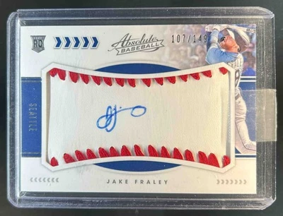 2020 Absolute Jake Fraley Baseball Rookie RC Auto #107/149 Mariners - Image 1 of 2