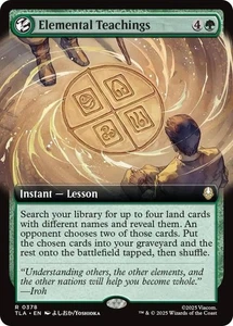 1x Elemental Teachings Extended Art Foil (Avatar: The Last Airbender) - Picture 1 of 1