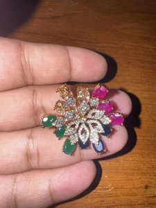 Women’s Multi Cz Ring - Picture 1 of 3