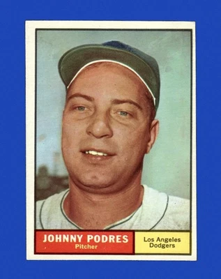 1961 Topps Set-Break #109 Johnny Podres como nuevo *GMCARDS* Foto 1 de 2
