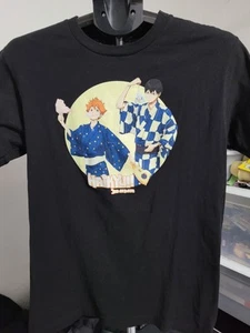 Haikyuu!! Season 3 Black Graphic Shirt Size Medium M - Picture 1 of 2