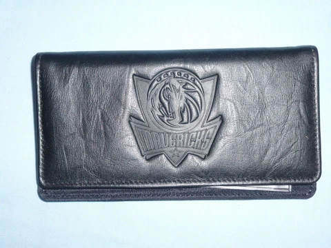 DALLAS MAVERICKS   Leather Checkbook   NEW!   black Cover