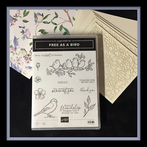 Stampin' Up! GRATIS WIE EIN VOGEL Stempelset, FLIGHT & AIRY DSP & LASER SET. #347 - Bild 1 von 24