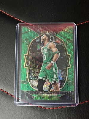 Jayson Tatum 2022-23 Panini Select Concourse Green Wave Prizm /50 - Image 1 of 2