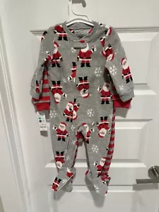 New Carter's Just One You® Toddler 4pc Striped Santa Pajama Set 12 Months NWT - Picture 1 of 8