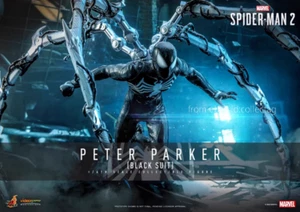 Figura de acción Hot Toys Vgm56 1/6 Marvel ́S Spider-Man2 Peter Parker (traje negro) - Imagen 1 de 11