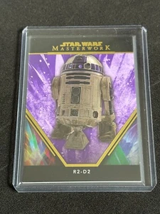 2024 Topps Star Wars R2-D2/50 PURPLE Masterwork - Picture 1 of 2