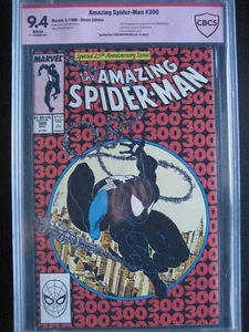 Amazing Spider-Man #300 CBCS 9.4 WP **Signed Todd McFarlane** 1st Venom - Bild 1 von 6