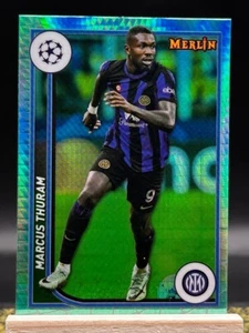 2024 Merlin Soccer - Marcus Thurman - Aqua Prizm Refractor - No. 49 - Picture 1 of 2