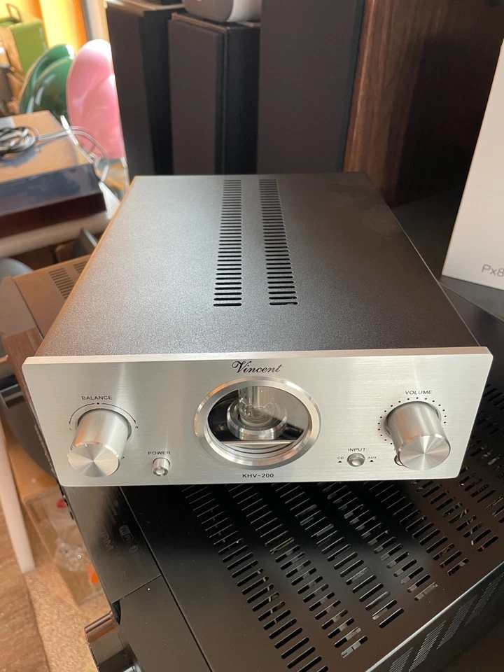 VINCENT KHV-200 AMPLIFICATORE PER CUFFIE A VALVOLE SILVER - Immagine 1 di 4