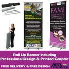 Roller Banner | Pull Up/ Roll Up Banner Sign Exhibition Trade Show Display Stand