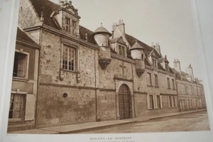 NOGENT LE ROTROU MAISON PIERRE DURANT GRAVURE PHOTO 1910 ARCHITECTURE R2444 - Bild 1 von 1