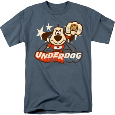 UNDERDOG FLYING LOGO Licensed Adult Men's Graphic Tee Shirt SM-3XL - Image 1 of 2