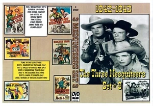 THE THREE MESQUITEERS MOVIES SET # 9 1942-1943  6 MOVIES ON 6 DVD-R - Bild 1 von 1