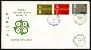 SE68 MALTA 1971 FDC Europe issue - Picture 1 of 1