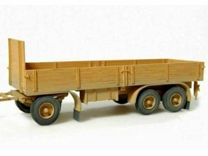GERMAN HEAVY TRAILER-3 AXLED Wespe Models 1:48 SCALE - ready built 48105 - Picture 1 of 1