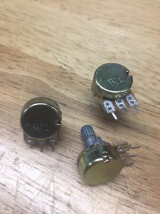 3 NEW 20k ohm Volume Tone Control Pot Potentiometer Active EMG Bartolini Pickups - Picture 1 of 4