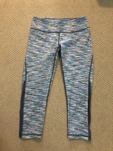 Womens Zella Rainbow Stripe Cropped Atletic Leggings Pants Size Small - Picture 1 of 12